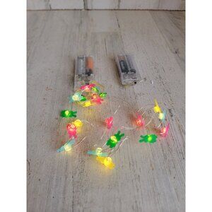 Easter string light mini bunny set spring decor home
